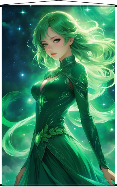 Evergreen Guardian - Wall Scroll
