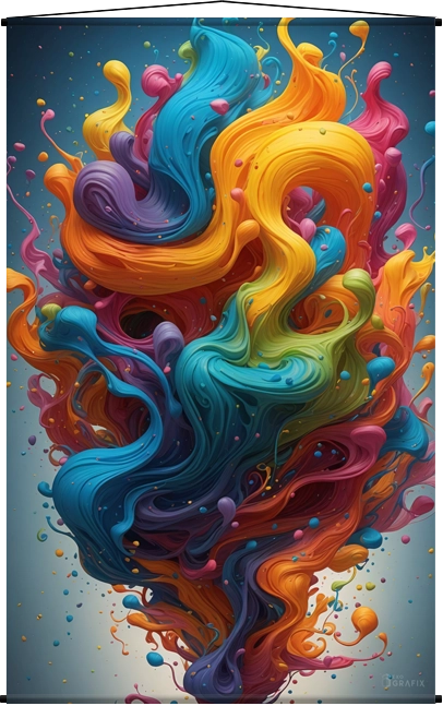 Inksplosion Symphony - Wall Scroll
