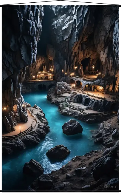 Smugglers Hidden Cove - Wall Scroll