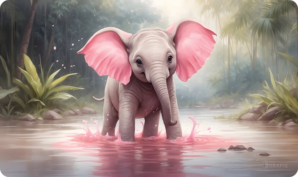 Asha The Baby Elephant - Playmat