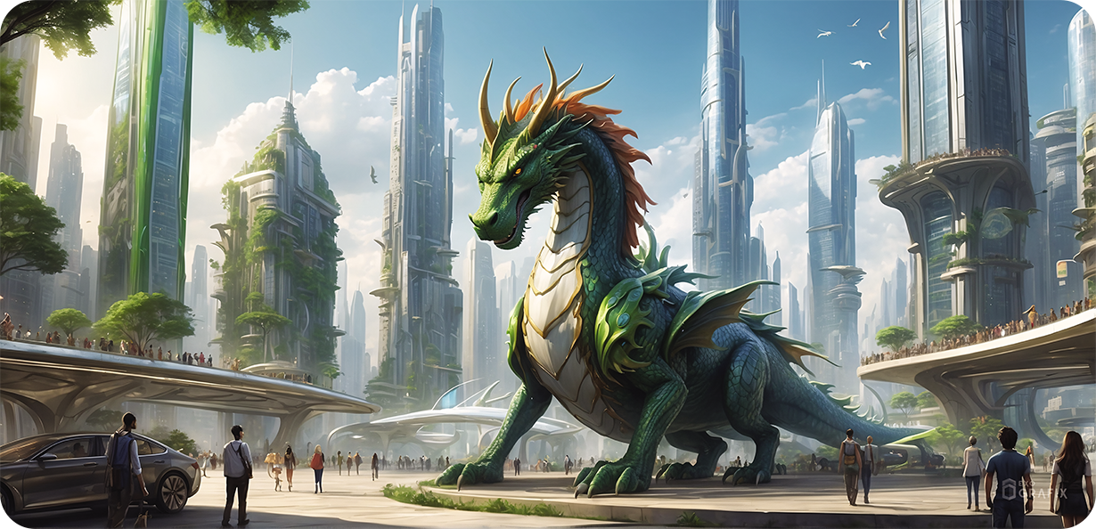 Guardian of the City - Mousepad