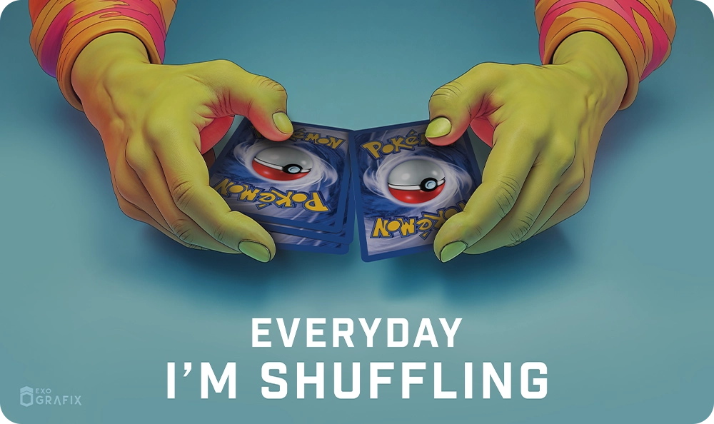 Everyday I'm Shuffling - Playmat