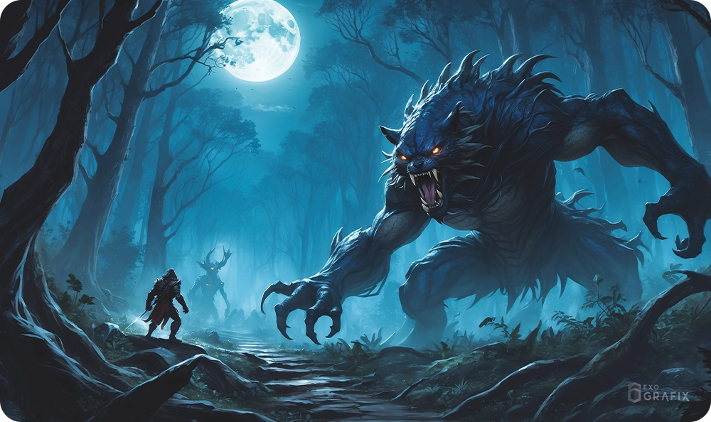 Werebeast Encounters - Playmat