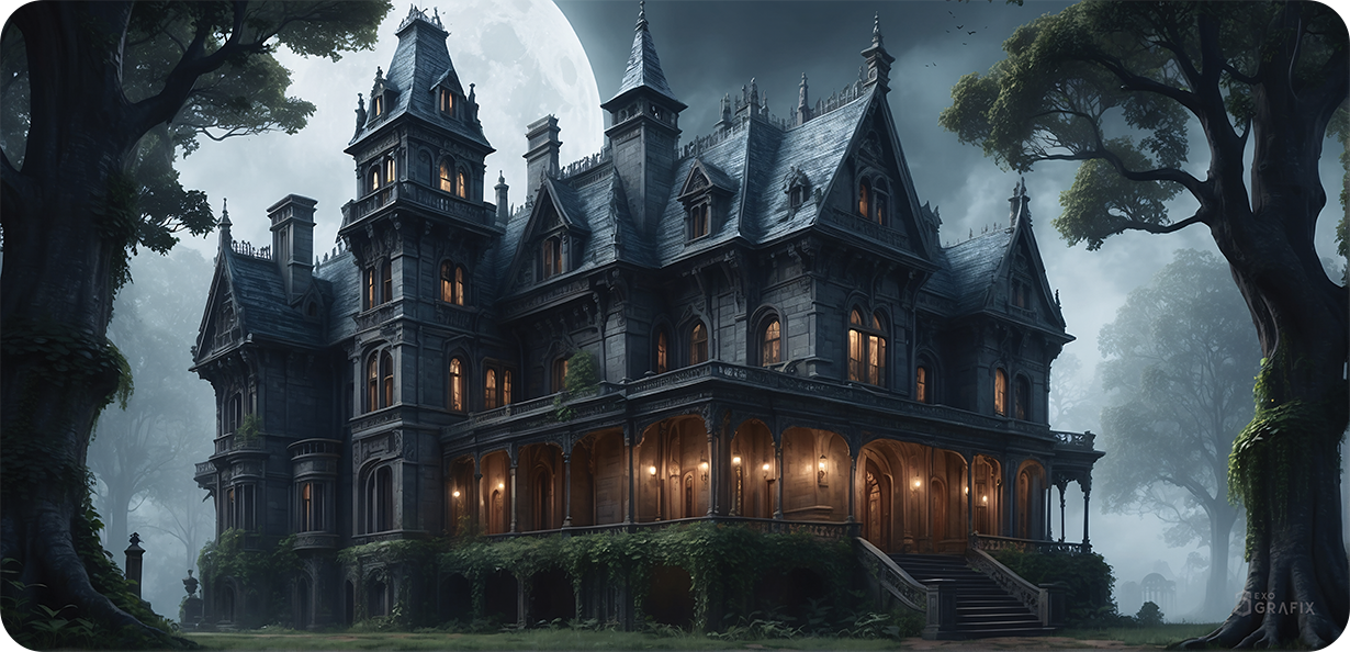 Lunate Manor - Mousepad