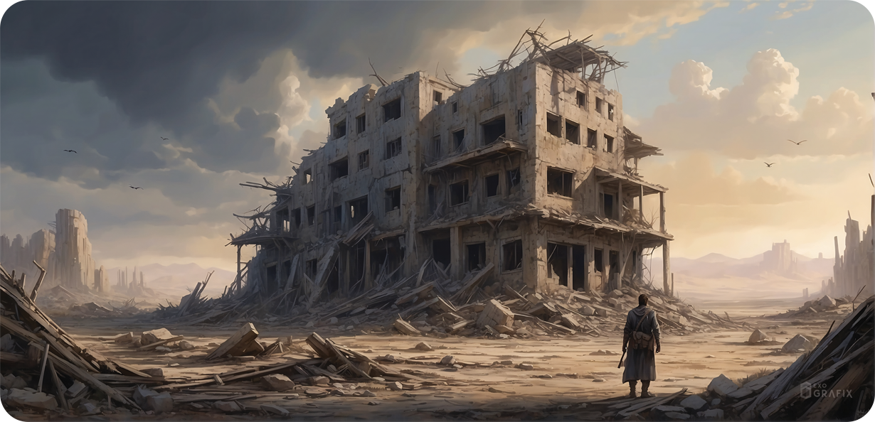 Desolate Wanderer - Mousepad