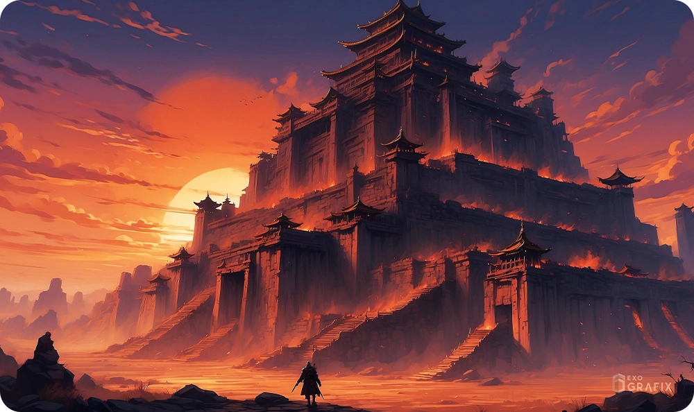 Sunset Tera - Playmat