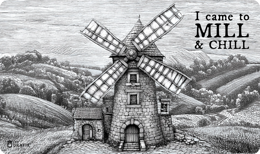 I Came to Mill & Chill - Playmat