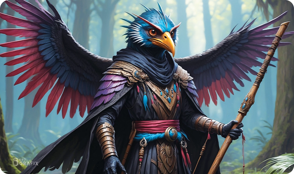 Noble Avis Warrior - Playmat