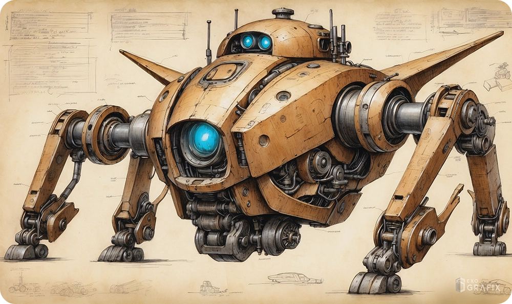 Visionary Robot - Playmat