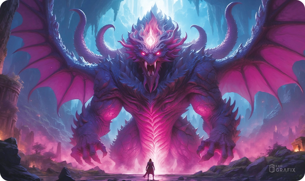 Violet Dragon - Playmat