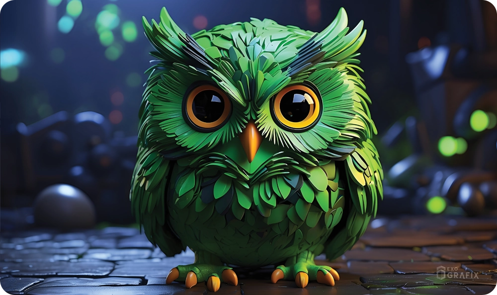 Ajax, Verdant Hooter - Playmat