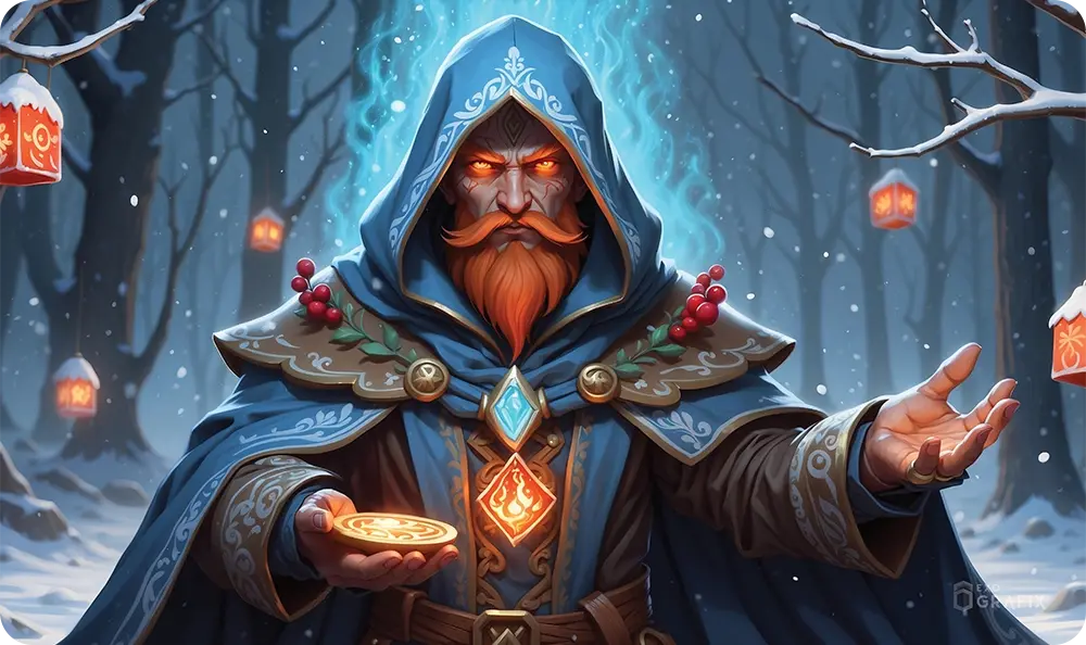 Winter Sorcerer - Playmat