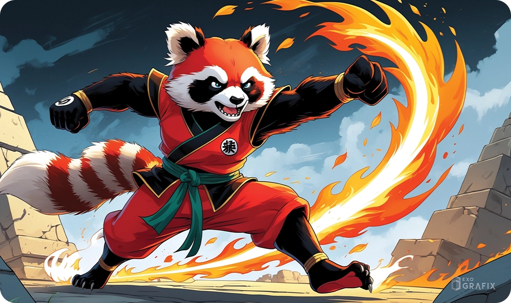 Blazing Paw - Playmat