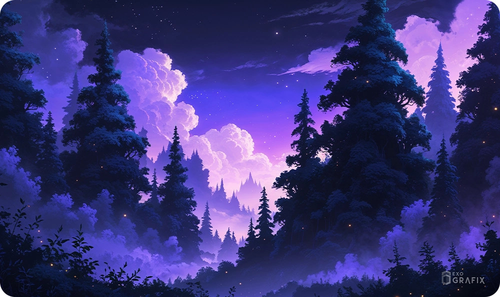 Violet Dusk - Playmat