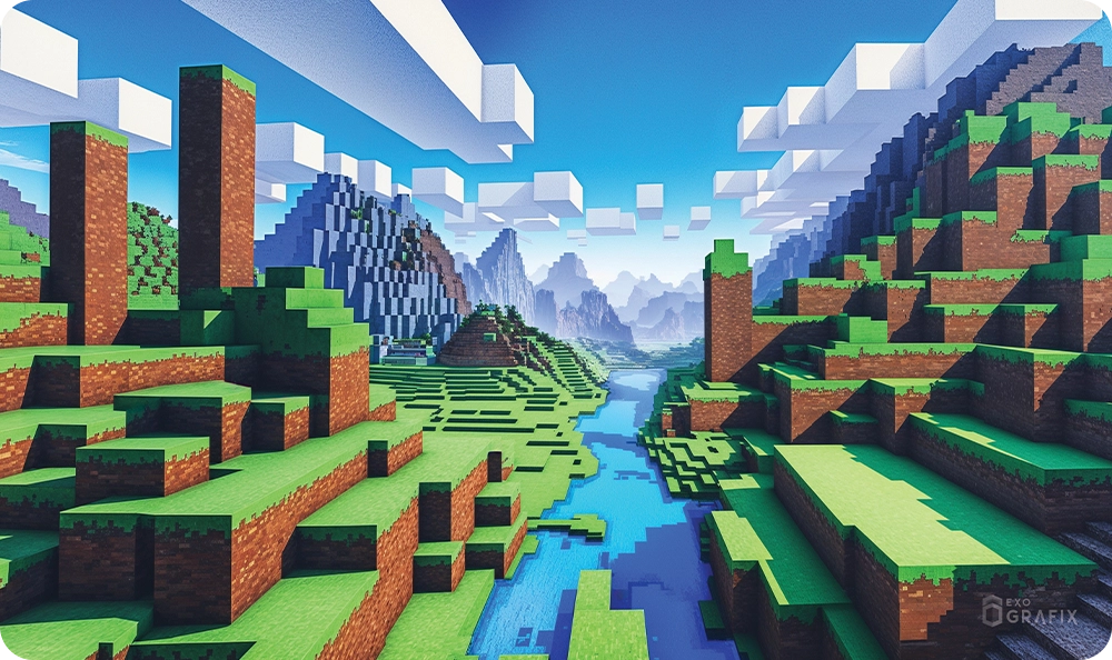 Crafted Horizons - Playmat