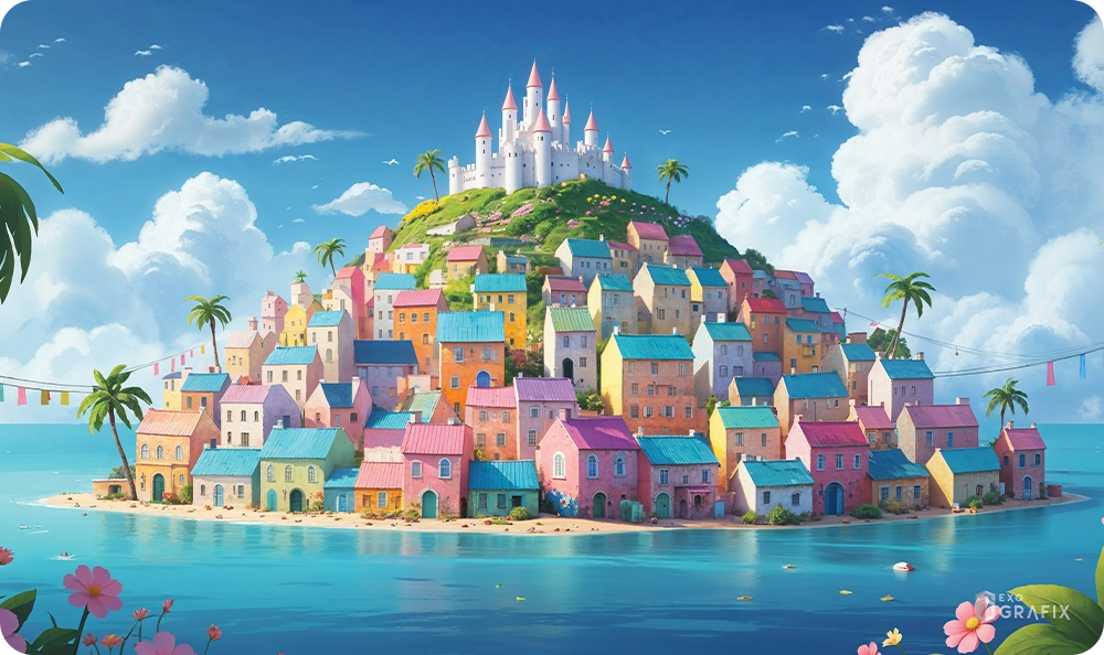 Isle of Harmony - Playmat