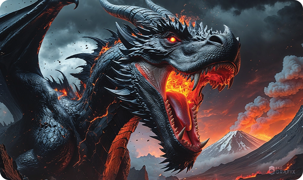 Volcrath the Unbound - Playmat