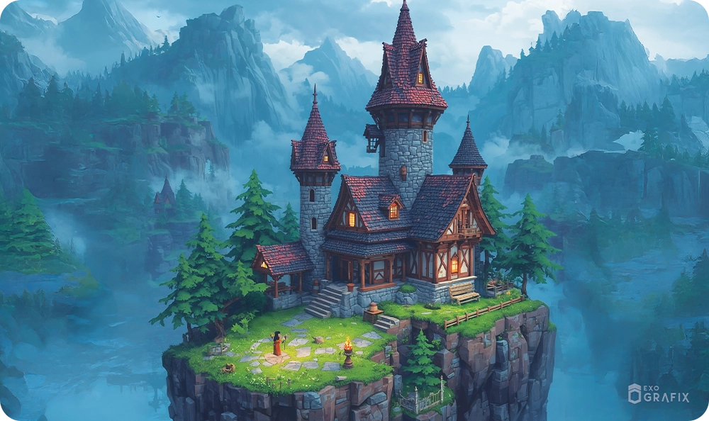 Mirador Keep - Playmat