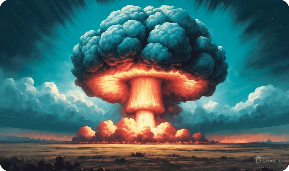Mushroom Cloud - Playmat