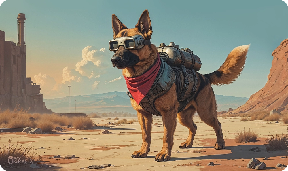 Wasteland Guard - Playmat