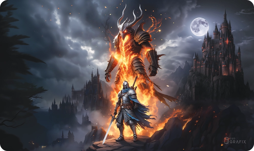 Lorekeepers of the Arcane Valley - Playmat