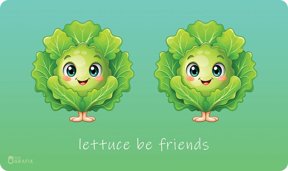 Lettuce Be Friends - Playmat