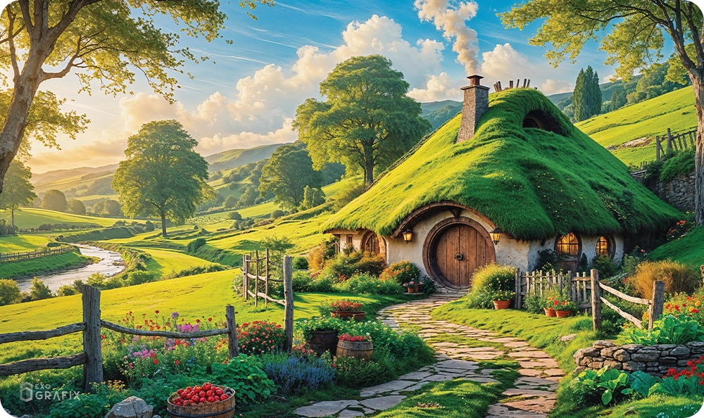 Oakwhistle Hollow - Playmat