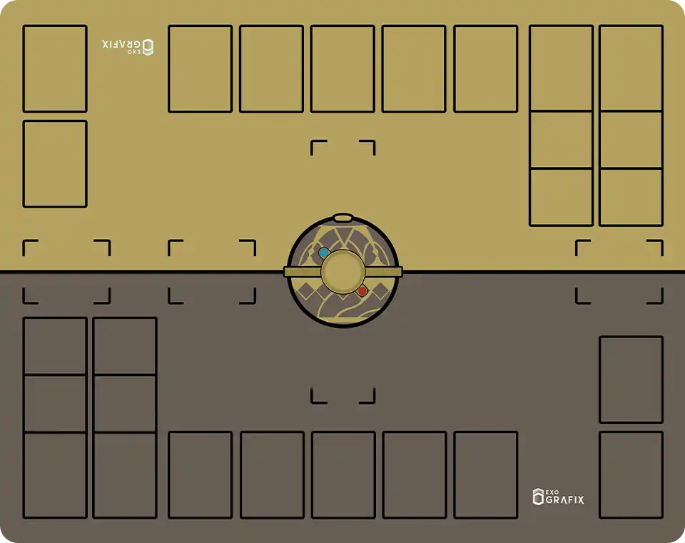 Ancient Poke Ball - 2 Player Playmat