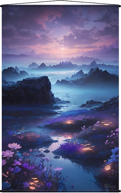 Land of the Swamps - Wall Scroll
