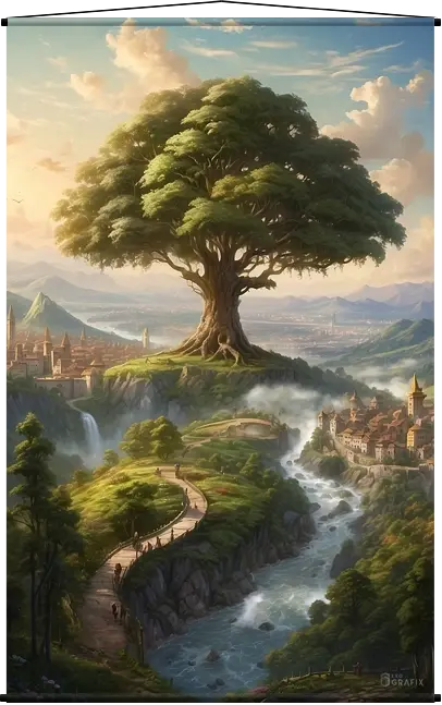 The Wishing Tree - Wall Scroll