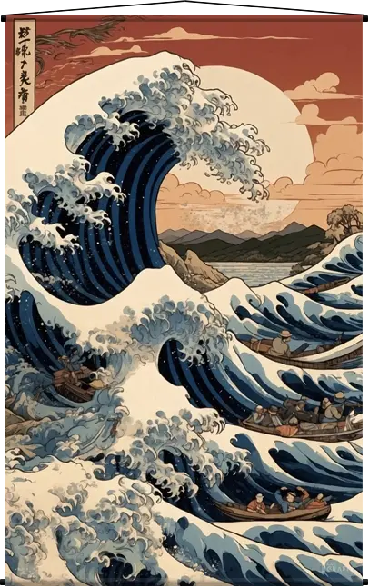 The Great Storm - Wall Scroll