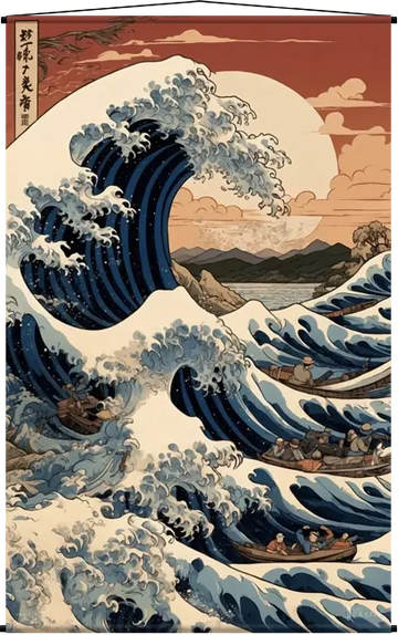 The Great Storm - Wall Scroll
