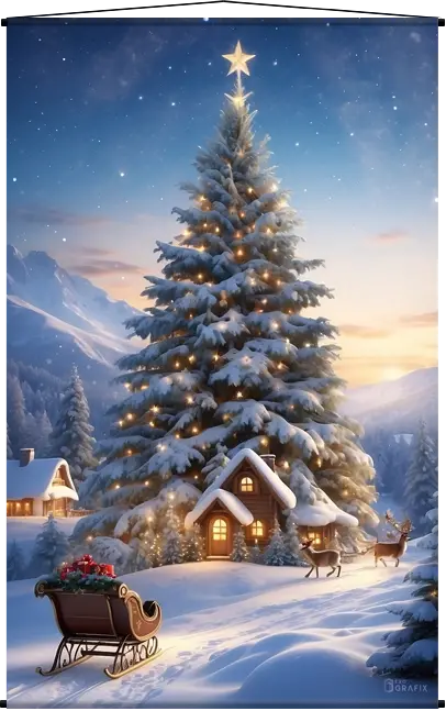 The Calm After Christmas - Wall Scroll