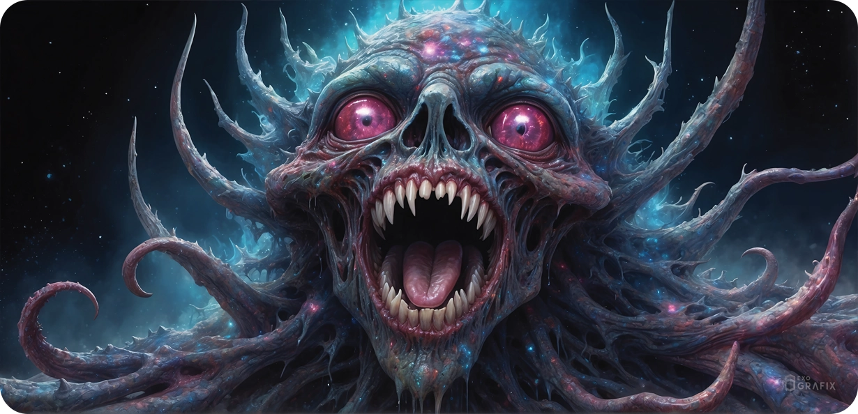 Nightmarish Fiend - Mousepad