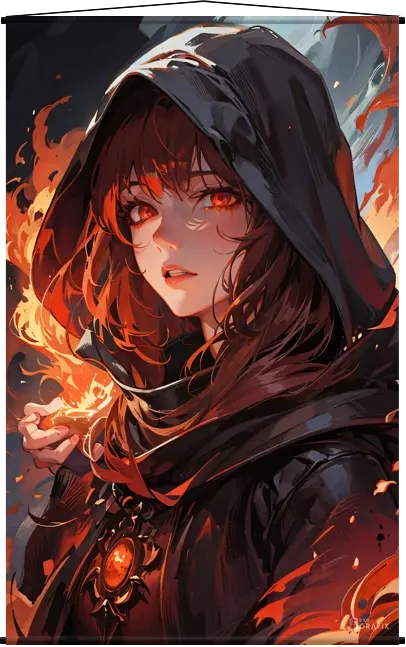 Aria, Last of the Fire Walkers - Wall Scroll