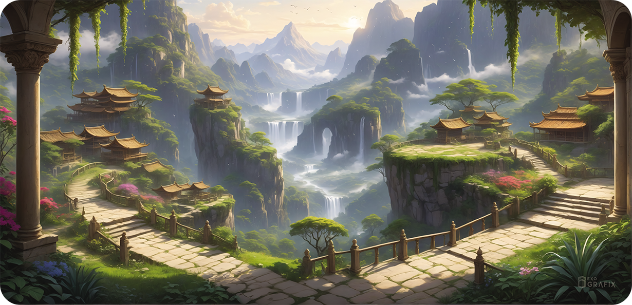 Ching-Tzu, Hidden Village - Mousepad