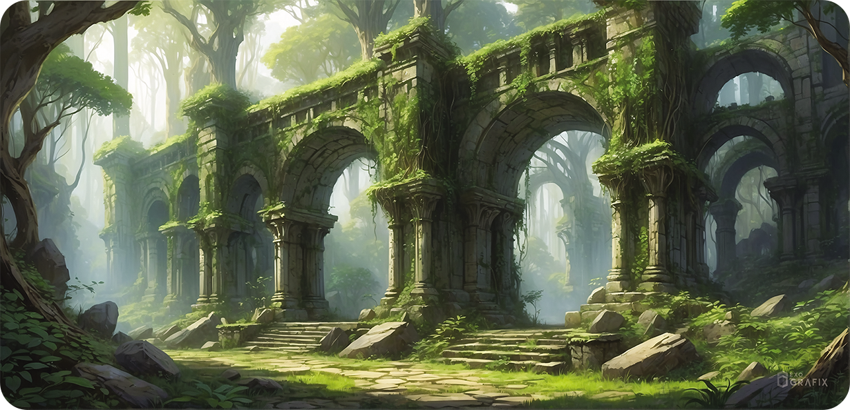 Lost Ruins of Tlaxcas - Mousepad