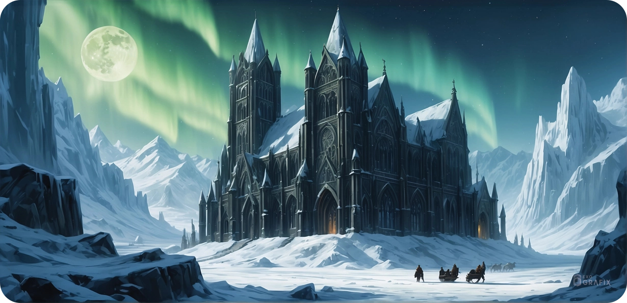 Nuvella's Frozen Sanctuary - Mousepad