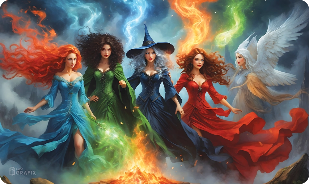 Coven of Divine Energy - Playmat