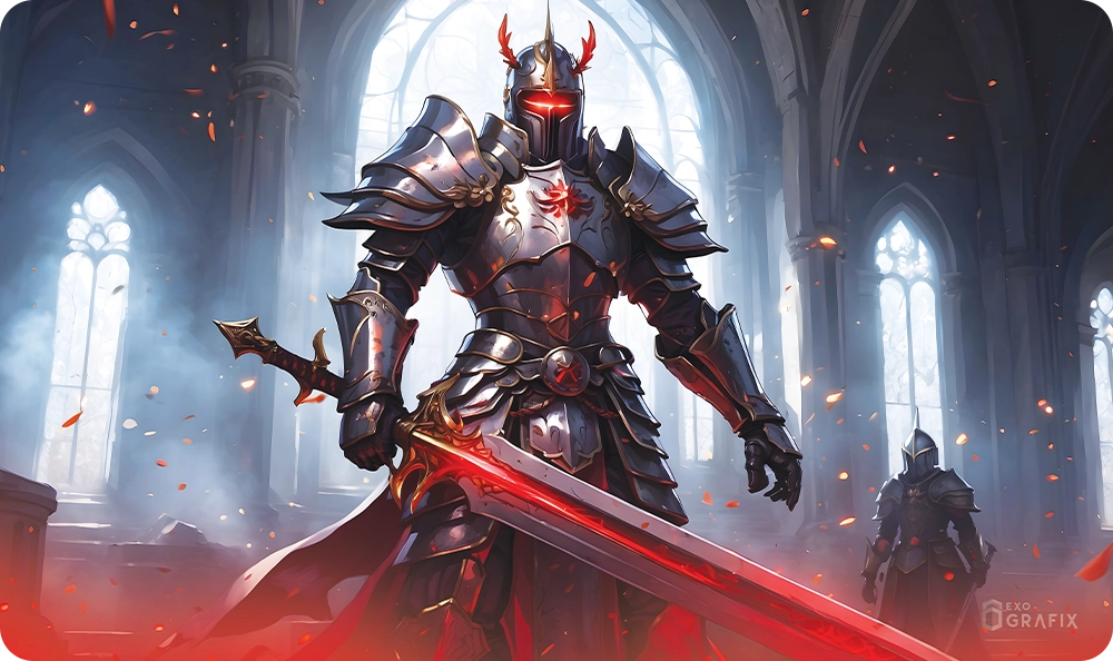 Hellfire of the Emperor Knight - Playmat