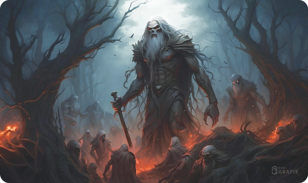 Master of the Grunter Horde - Playmat