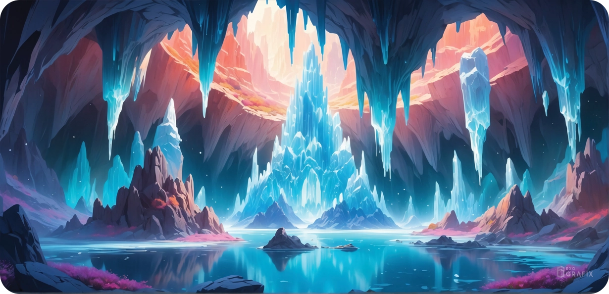 Crystal Caverns - Mousepad