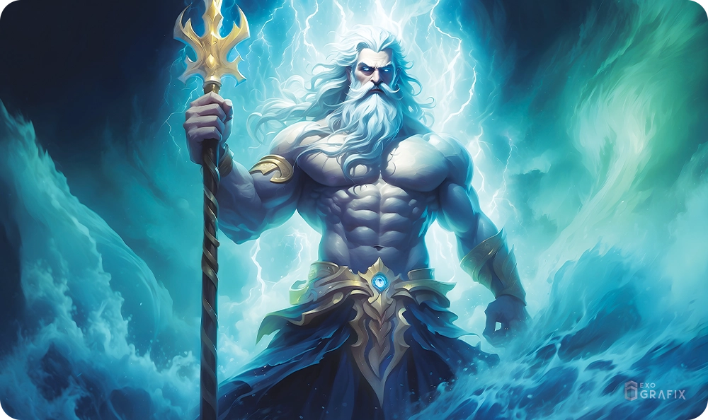 Poseidon's Power - Playmat