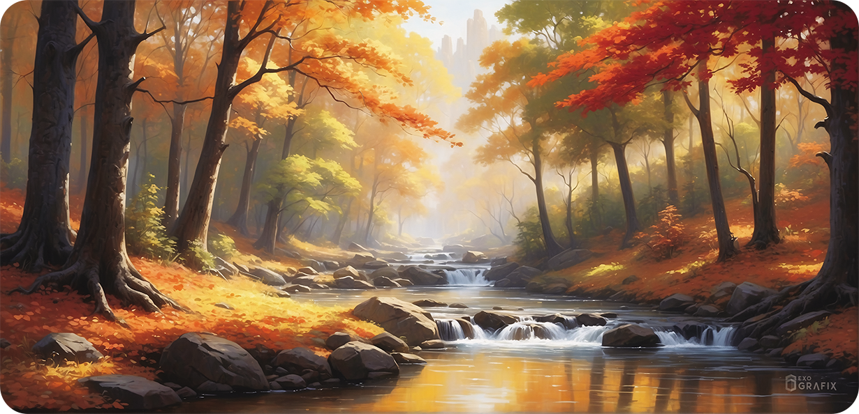 Autumnal Stream - Mousepad