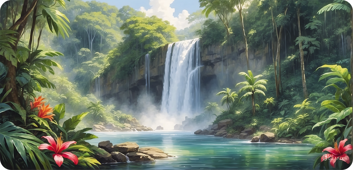 Tropical Cascade - Mousepad