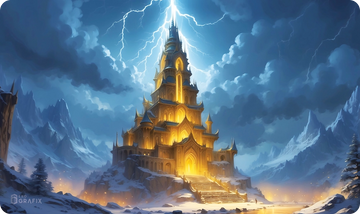 Tower of the Light Mages in Eldamar Kingdom - Playmat