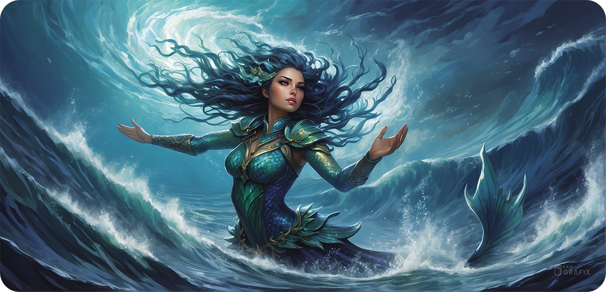 Maryssa, Goddess of the Ocean - Mousepad