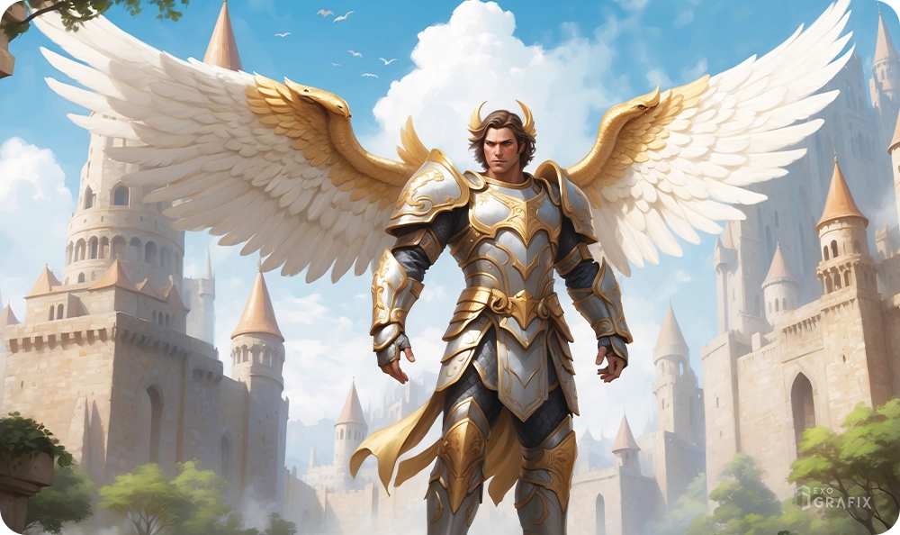 The Armored Archangel - Playmat