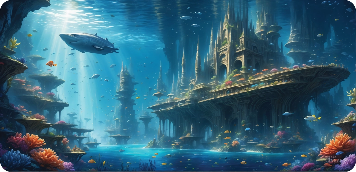 Underwater Kingdom - Mousepad