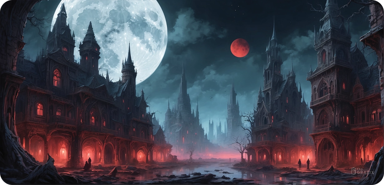 Rising of the Blood Moon - Mousepad